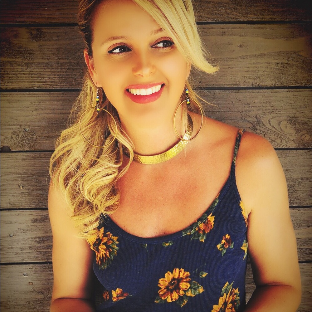 90’s Vintage Sunflower Print Sundress Cotton M